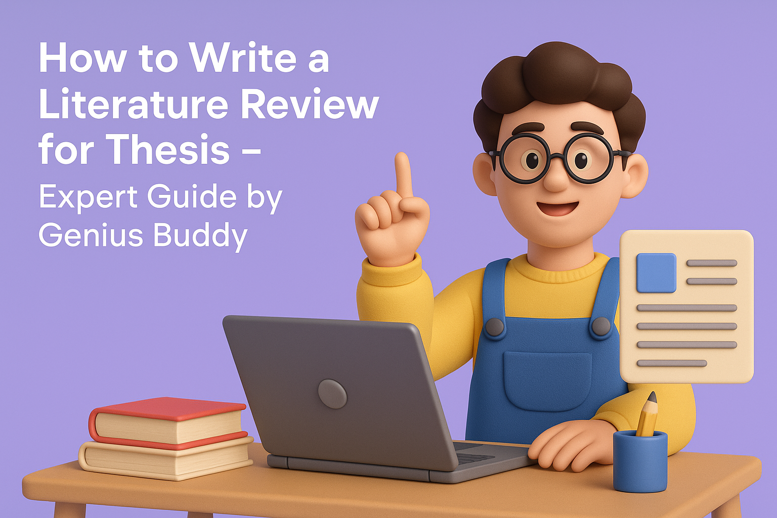 How to Write a Literature Review for Thesis – Expert Guide by Genius Buddy